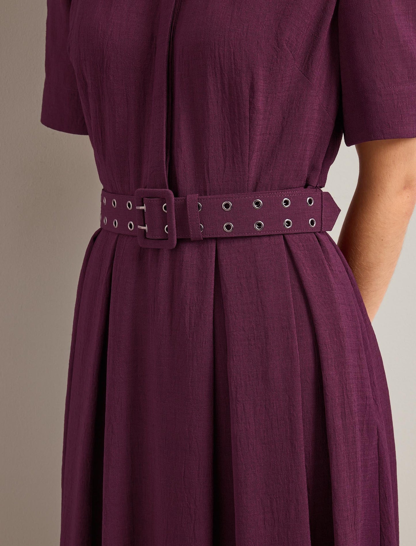 Anya Techni Voile Dress - Lavender