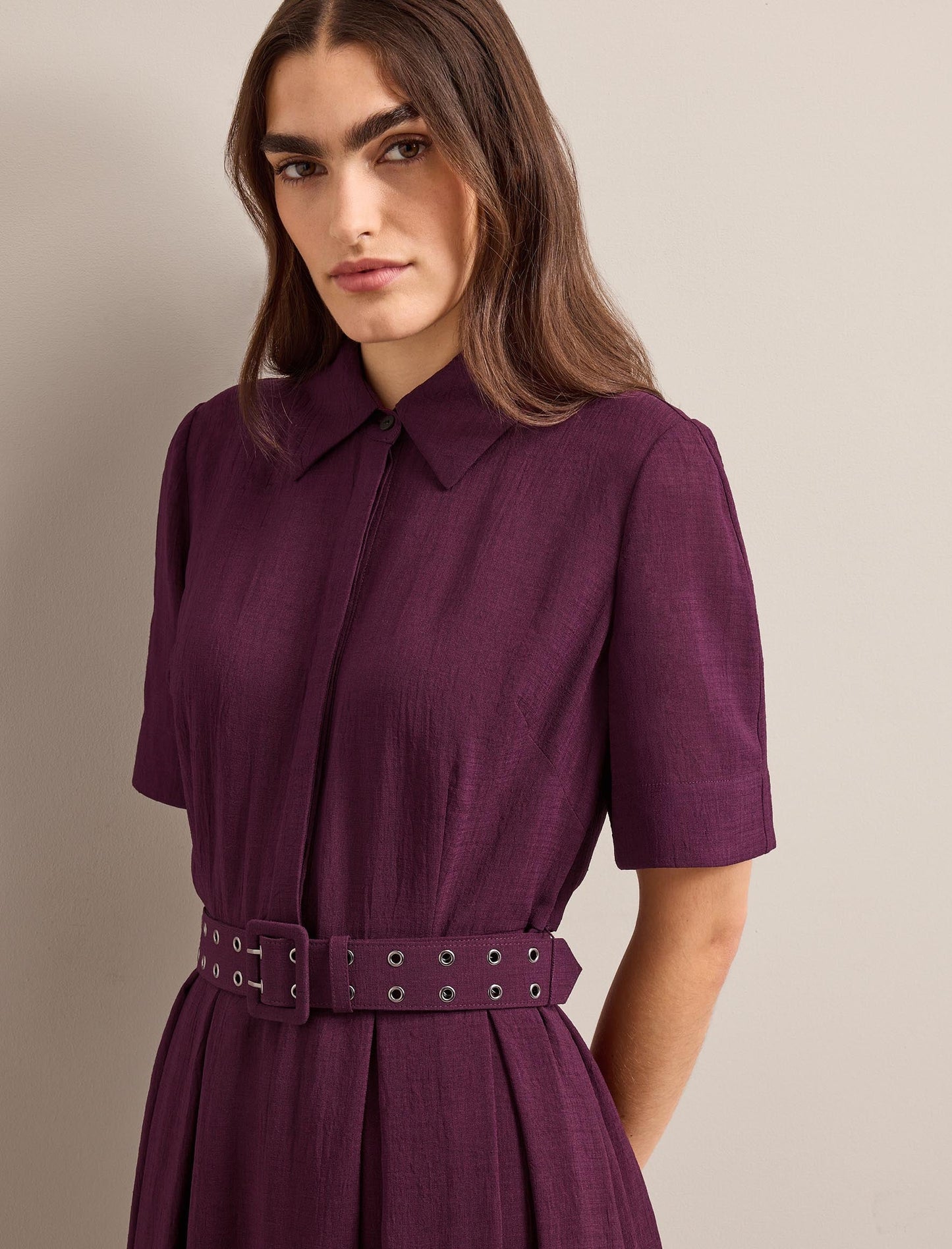 Anya Techni Voile Dress - Lavender