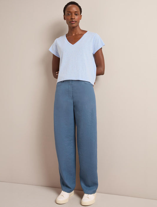 Hudson Techni Linen Trouser - Dark Blue